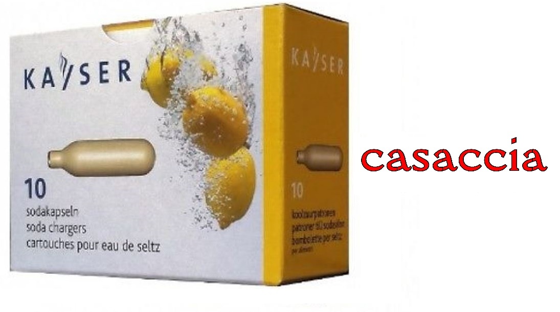 CAPSULE DI RICAMBIO RICARICA SIFONE SELTZ PZ. 10