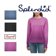 Splendid Ladies' Crewneck Long Sleeve Pullover Top F21
