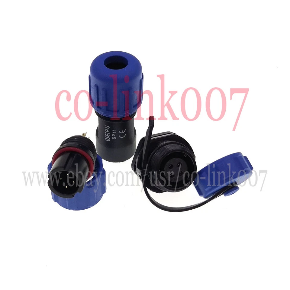 WEIPU SP11 4Pin Electrical Wire Cable Connector,Circular Waterproof Plug Socket - Image 4 of 4