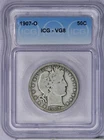 1907-O Barber Half Dollar 50c ICG VG8