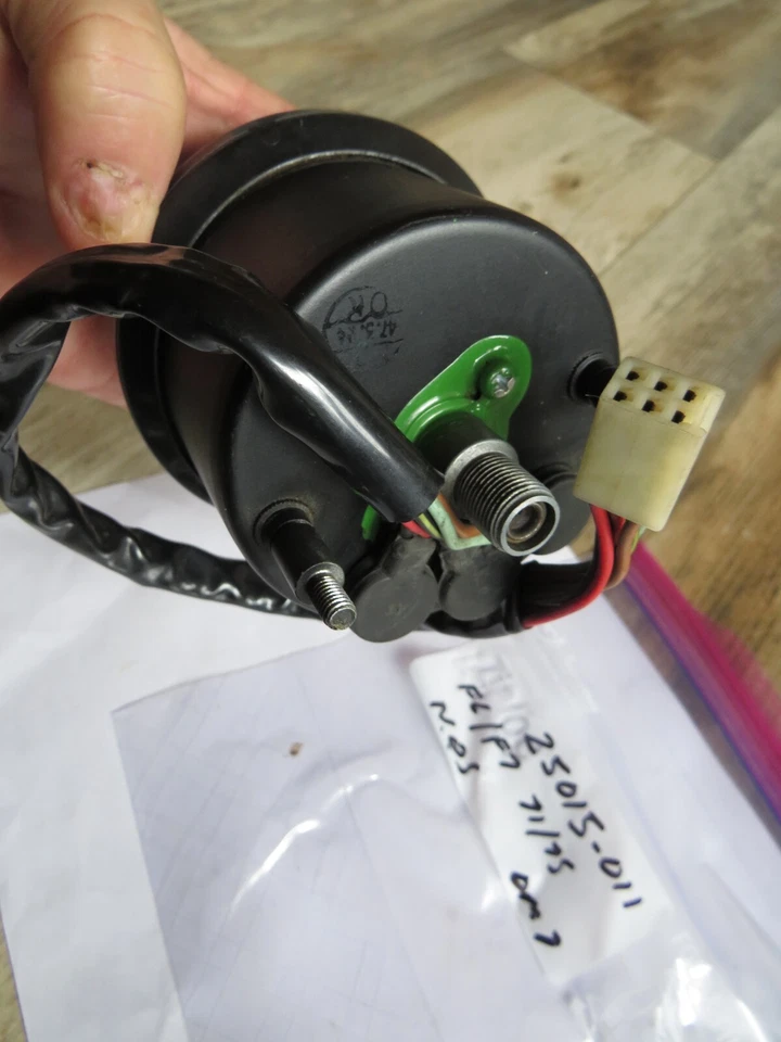 OEM NOS KAWASAKI 25015-011 Tachometer Tach F6 F7 Enduro 175E 125E 1971-75 OM7 - Image 3 of 4