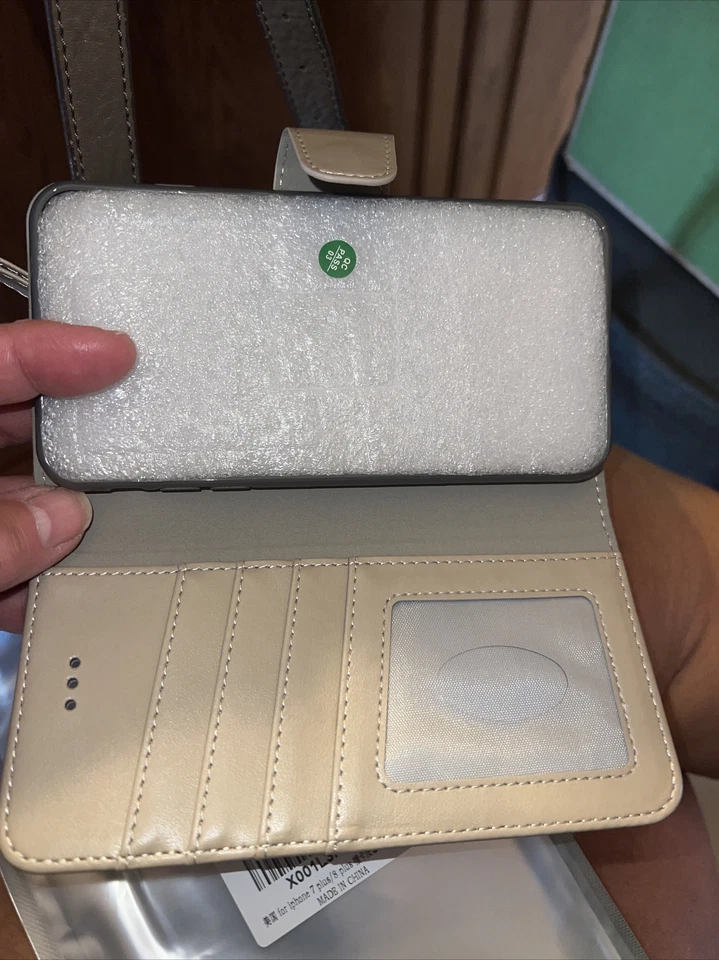 Arae Sand IPhone 7/8 Plus Credit Card Holder Case Foto 2 de 2