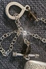 Clasp Coin Purse: GERMAN SILVER/925 C.M.C.-Stamped; Marcasite-Amethyst Necklace — photo 8