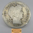 1913 Barber Silver Dime, 90% Silver - #C31792NQ