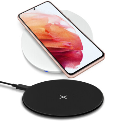 Qi Wireless Charger 15W für Samsung Galaxy S225 S24 Schnell Induktive Ladegerät