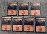 MTG Mountain Core Set 2020 273/280 Regular Land (7 Cards)
