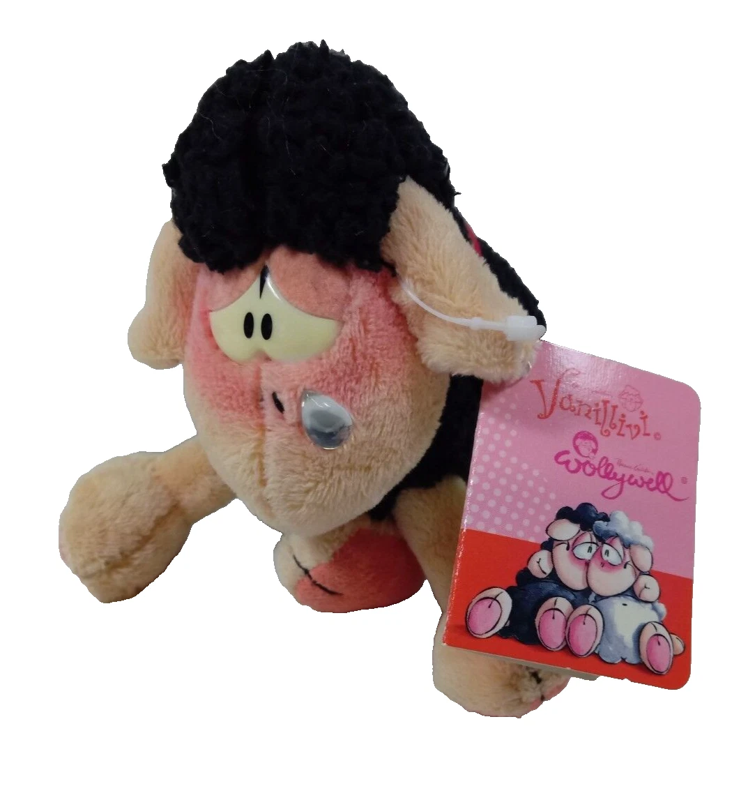 DIDDL VANILLIVI BLACK SHEEP PLUSH 12 CM NEW CARD RARE