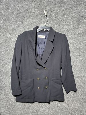 Yves Saint Laurent Women Coats Jackets Blazers 36 Blue *Stains