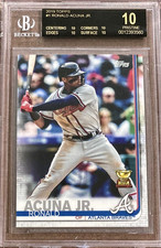 2019 Topps #1 Ronald Acuna Jr. BGS 10 BLACK LABEL PRISTINE