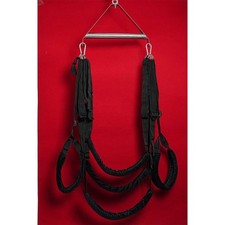 Tripod Sex Swing Love Position Aid Sling Hanging on Ceiling Couples Restraint SM