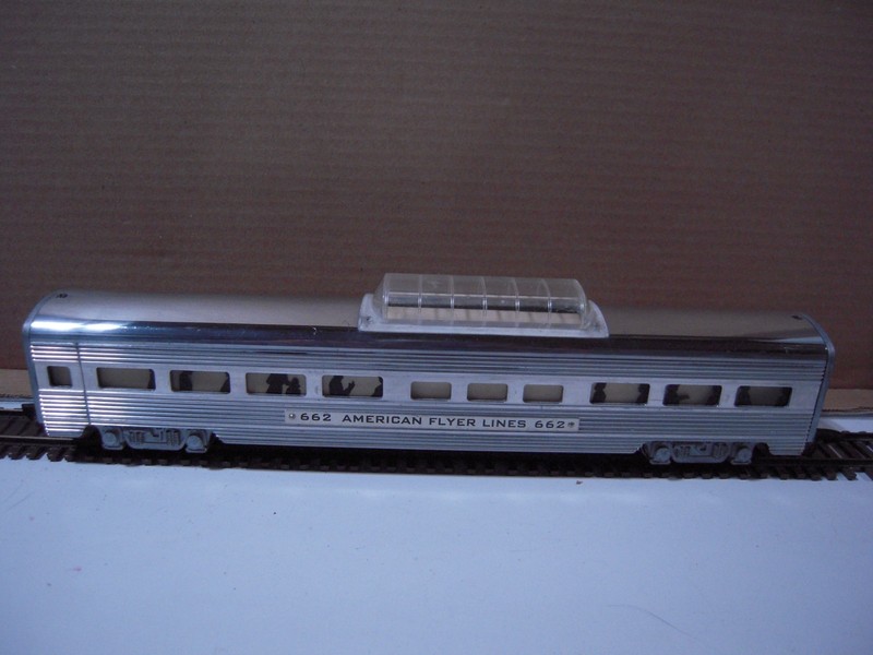 American Flyer 662 streamlined passenger  1950 Vista Dome