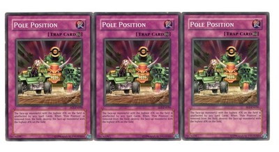 Yugioh- 3X Pole Position - Common - Unlimited - FET-EN050 - Light Play