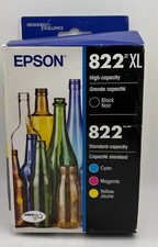 Epson 822XL Black 822 Cyan/Magenta/Yellow Ink Cartridge Set - Exp 10/2028 B