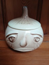 Vintage Sylvac Onions Face Pot  4756