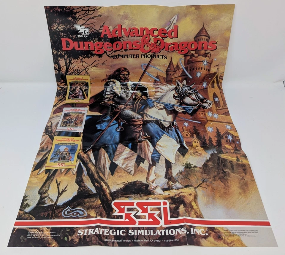 Advanced D&D: Hillsfar (Commodore 64 C64, 1989) 5 1/4" Disks - Complete! - Image 3 of 4