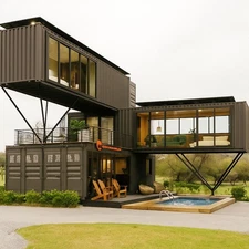 Container house plans - 2 bedrooms - 3 bathrooms - Digital PDF File