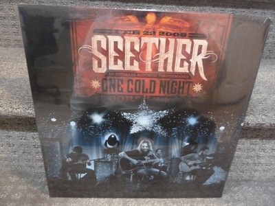 SEETHER One Cold Night Acoustic 2 LP BLUE vinyl record album NEW SEALED RARE