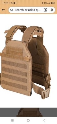 Greencity NEW Weight Vest Adjustable Strength & Endurance Training Quick release