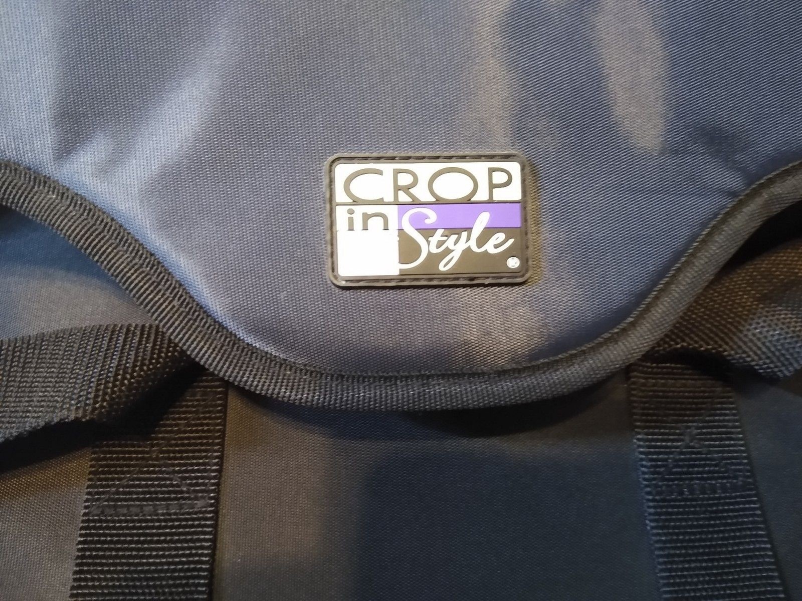 Crop In Style Scrapbooking Paper Organizer Tote Carrying Case Black