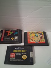 Sega Genesis Games Zoop Ren & Stimpy World Soccer (not tested)