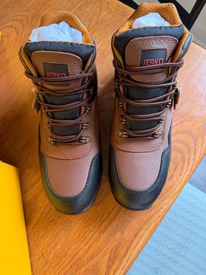 Jerko Unisex Waterproof Composite Toe Work Boots and hiking, Safety Shoes