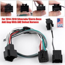 For 2014-2018 Silverado/Sierra Bose Add Amp Adapter Kit With ANC Defeat Harness