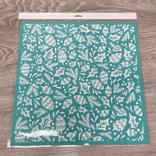 Chalk Couture Transfer Holiday Pine Size D 18 x 18"