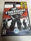 Freedom Fighters PlayStation 2  Game with Manual and Disc