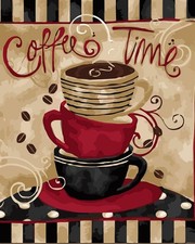 LukFun Paint by Numbers for Adults, DIY Acrylic Painting Paint by Number Kit  