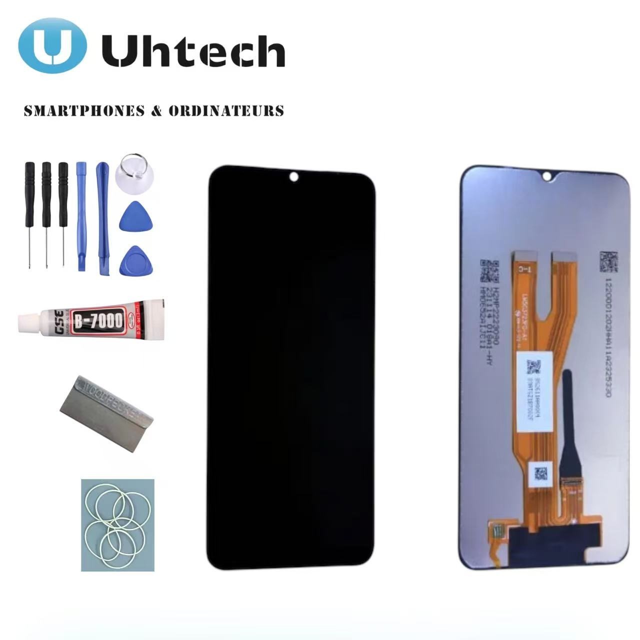 Écran pour Samsung Galaxy A03 Core 2022 Noir Premium sans châssis de rechange