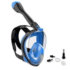 Full Snorkel , Diving for and Adults,180  Panoramic View Snorkel with Mount, ...