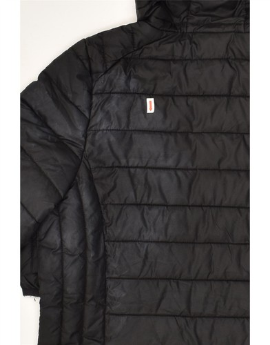 ELLESSE Womens Hooded Padded Jacket UK 8 Small Black Polyester AZ41 - Picture 3 of 6