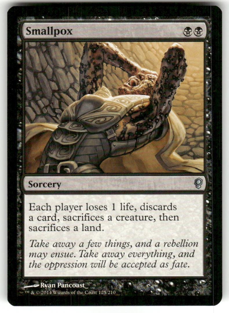 Smallpox 125 Uncommon Conspiracy Magic: The Gathering Near Mint