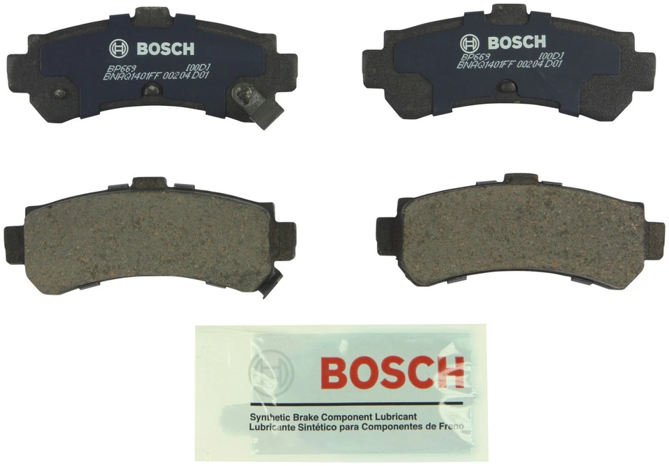 Juego de pastillas de freno de disco traseras Bosch BP669 para Nissan Sentra 200SX 1995-1999 Foto 2 de 3