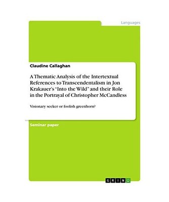 A Thematic Analysis of the Intertextual References to Transcendentalism in Jon K