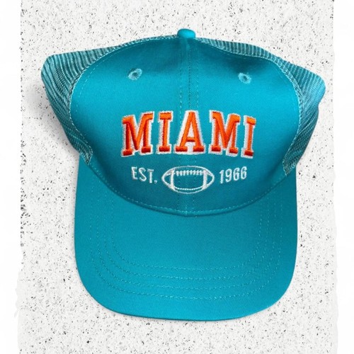 Miami Dolphins blue trucker hat #NFL #dolphins #football