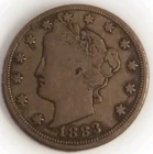 1883 Liberty V Nickel — photo from another recent sale