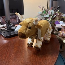 Aurora Miyoni 11" Longhorn Realistic Stuffed Animal - NWT