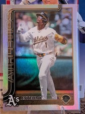 2025 Topps Series 2 Silver Rainbow Foil #453 Esteury Ruiz Oakland Athletics A's
