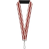 "Buckle-Down Lanyard-1.0\"-Bacon Stripe 22\" X 1\" Multicolor (Us Import)"