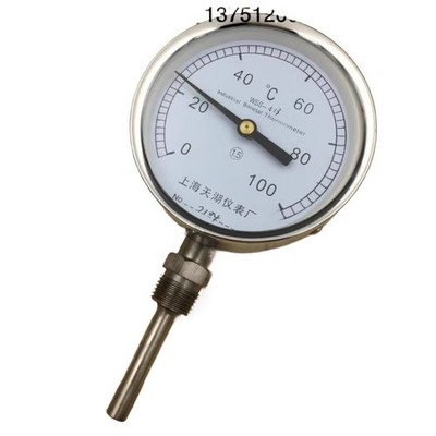 WSS-413 bimetallic thermometer water temperature gauge 4-point bud 0-50 100 200 