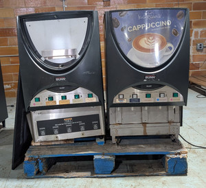 Lot of 2 ~ Bunn iMIX-5S Self Serve Powder Cappuccino, Latte Dispenser
