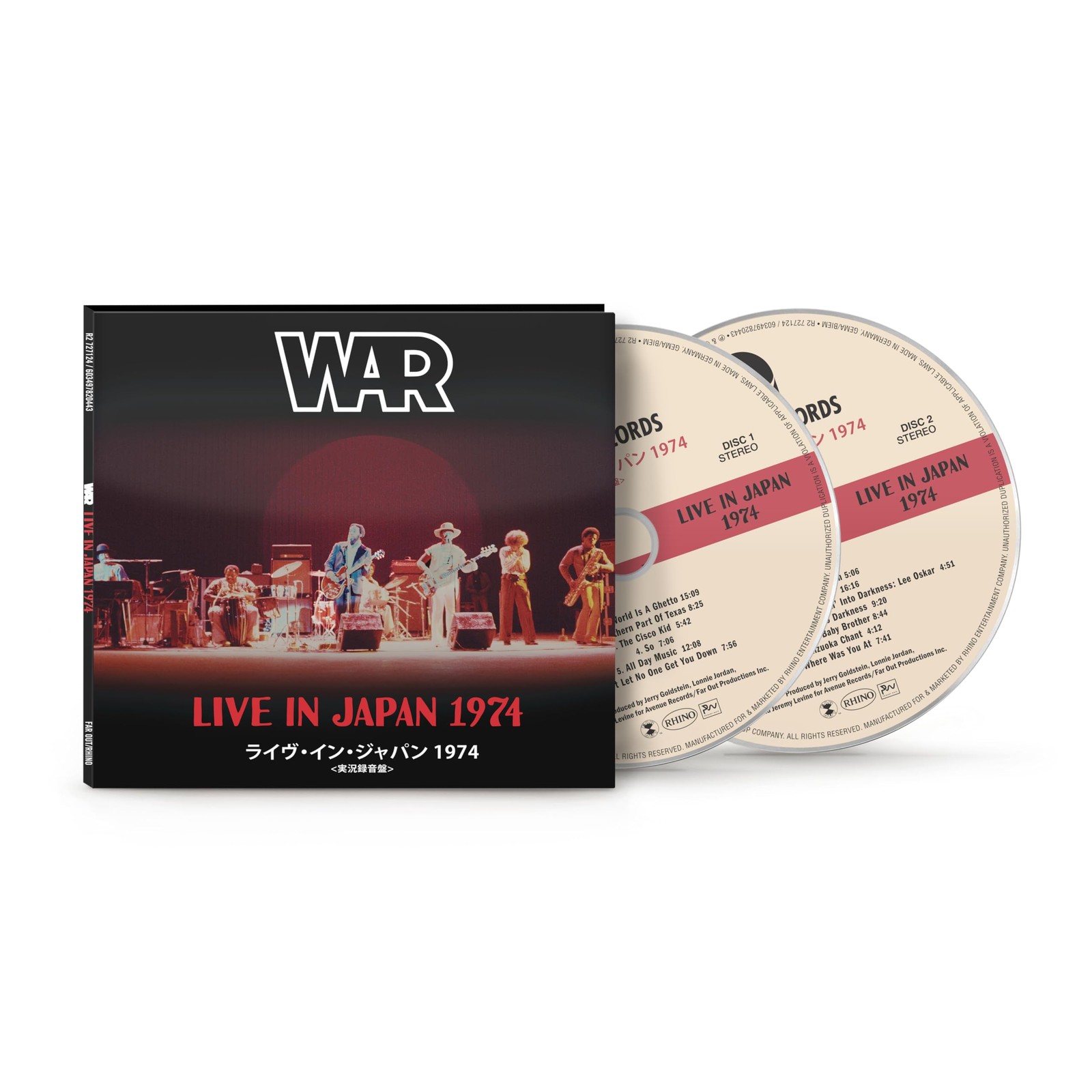 War Live In Giappone 1974 Doppio CD NUOVO