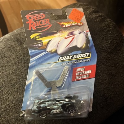 2007 Speed Racer Hot Wheels RACE-WRECKED GRAY GHOST