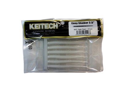 KEITECH Easy Shaker 2.5inch 14tails #422T Sight Flash