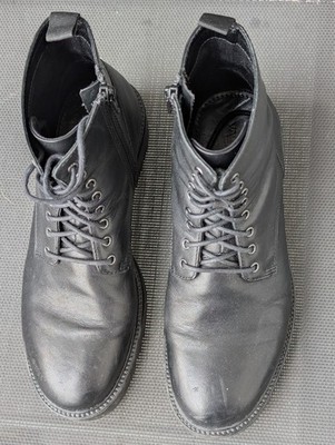 Vagabond Stiefeletten Gr. 38 schwarz TOP Profilsohle Reißverschluß + Schnürung