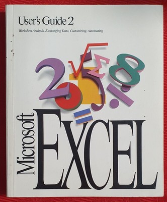 Bedienungsanleitung 2 Microsoft Excel 1992.