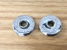 Diamond Back - Turbo Crank Caps - Chrome - old school bmx