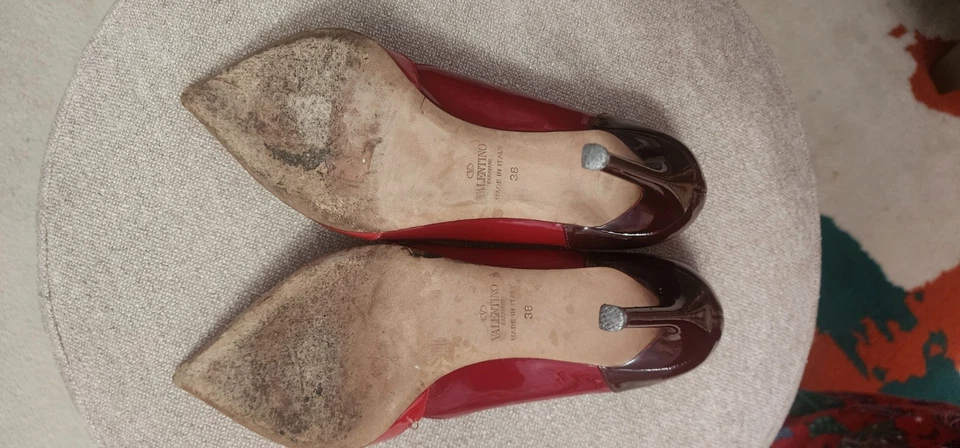 Valentino Garavani Women's Red Hills - Image 4 of 4