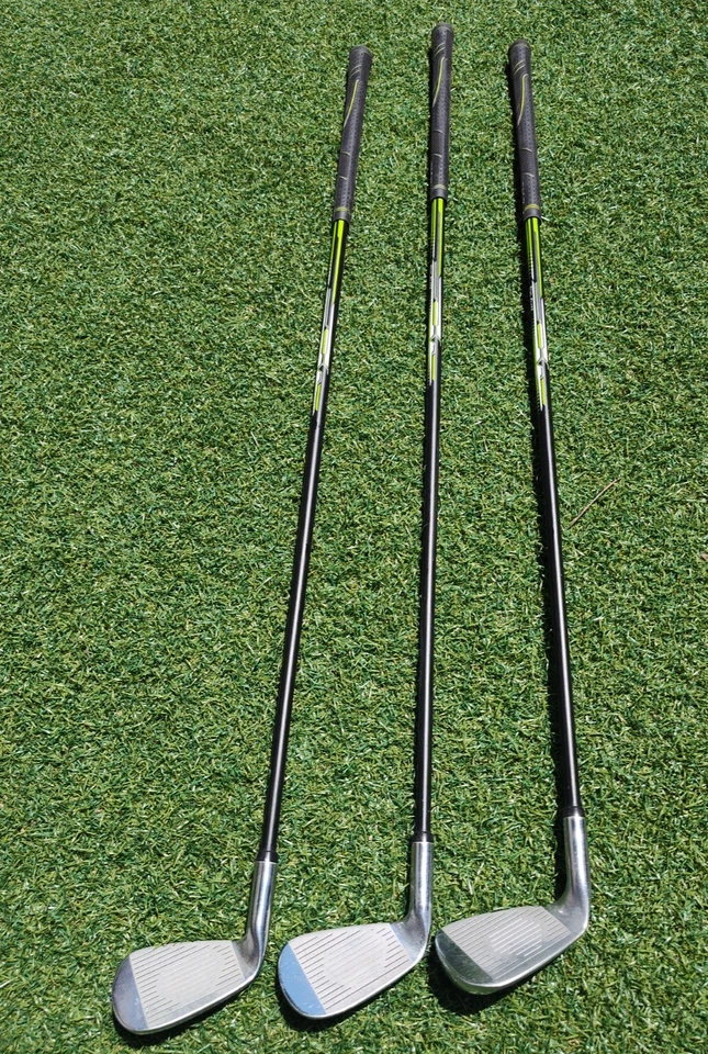 JUEGO DE 3 PALOS DE GOLF TOP FLITE YOUTH FLEX SW,9,7 HIERROS DIESTRO 34-36" VARILLA DE GRAFITO Foto 2 de 4